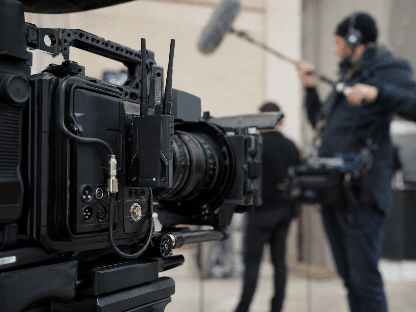 Kamera-Audio und Guide Track bei Filmproduktion